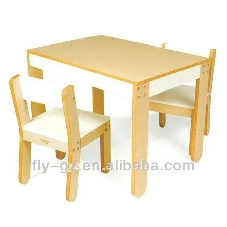 Utilizado niños a casa de madera muebles mesas sillas para la ...