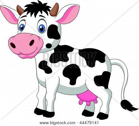 De una vaca animada dibujo - Imagui