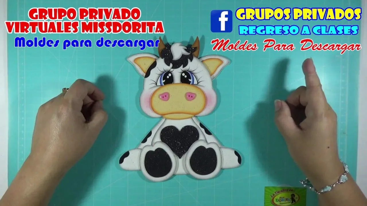 Vaca en Foamy, Goma Eva, Microporoso (Handmade Craft)❤️ - YouTube