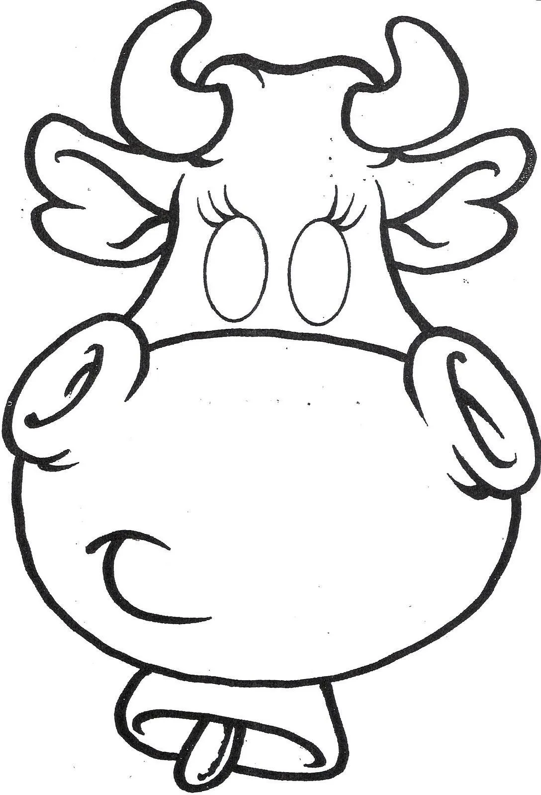 Desenhos de vacas para imprimir - Desenhos para colorir - IMAGIXS. 