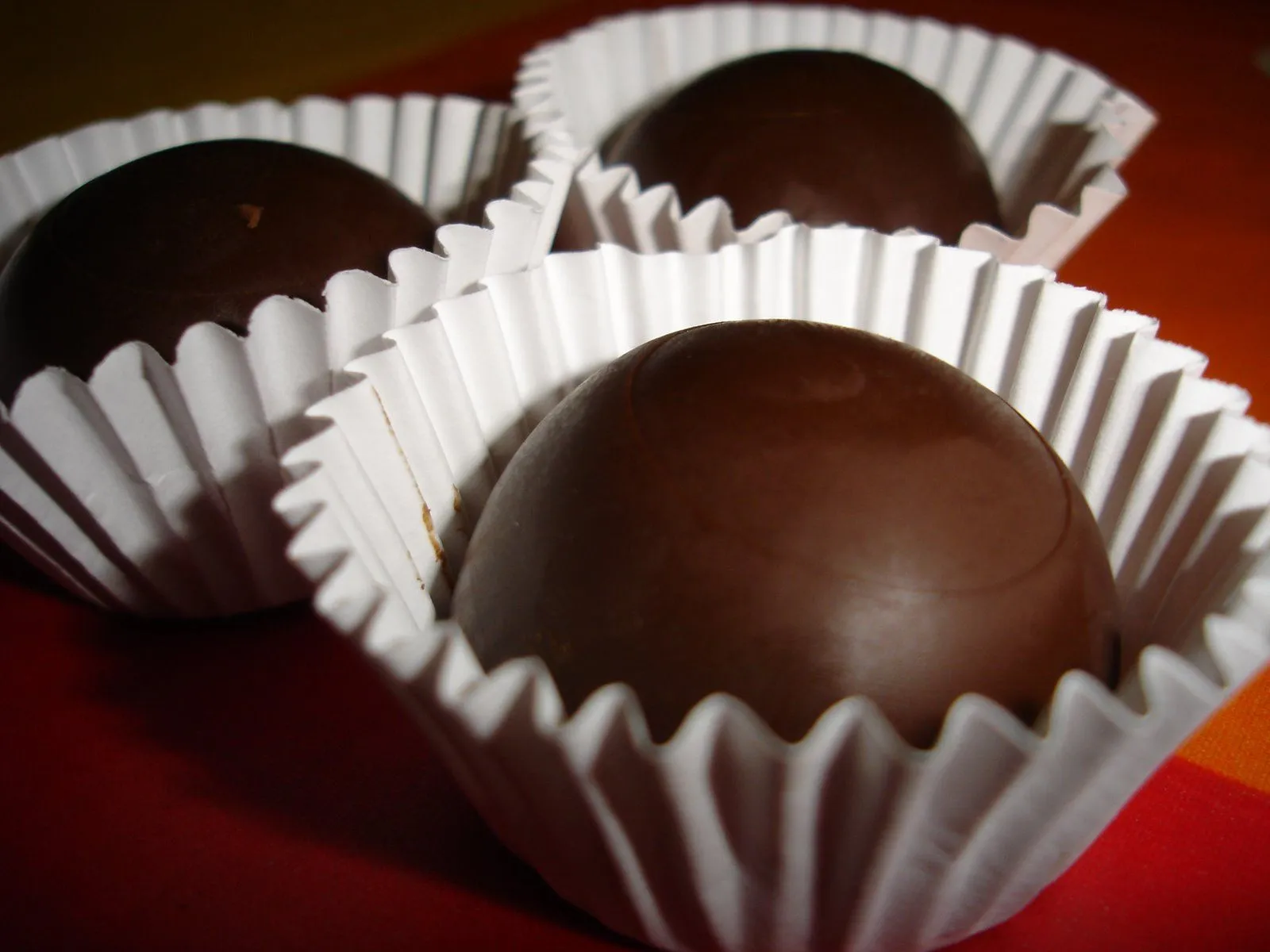 Vainilla Cupcakes: Bombones de Chocolate Light Vainilla Cupcakes: Bombones de Chocolate Light