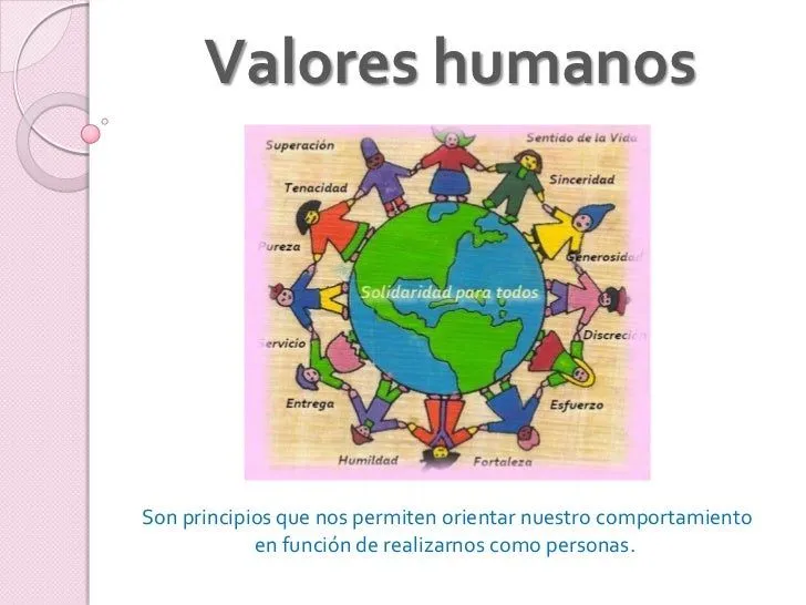 Valores humanos