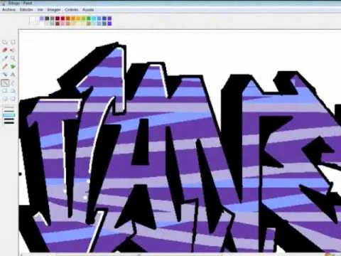 vane graffiti en MSpaint - YouTube