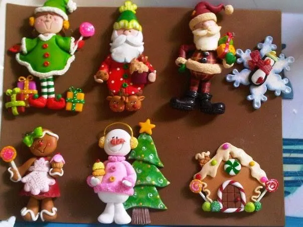 variaditos de navidad | Figuras polymerclay | Pinterest | Navidad ...