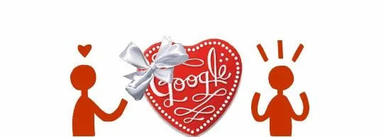 COSAS VARIAS: el logo de google por san valentin valentin´s day ...
