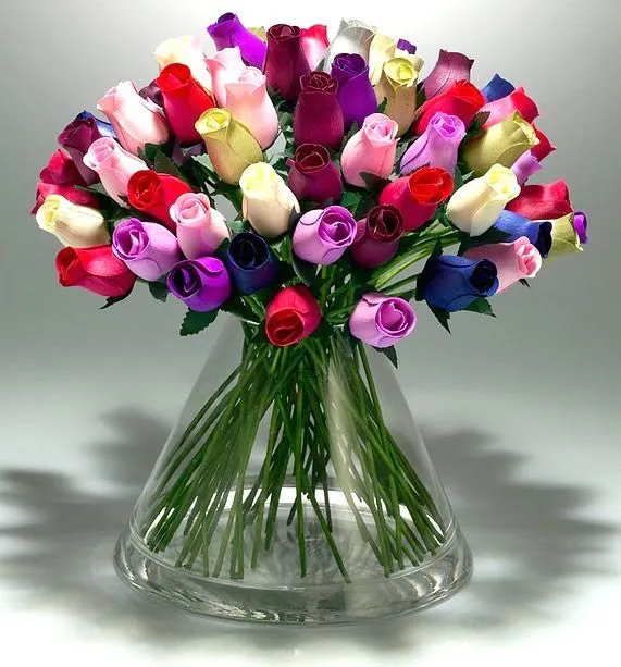 Vaso cheio de botões de rosas #flores rosas | Flowers | Pinterest