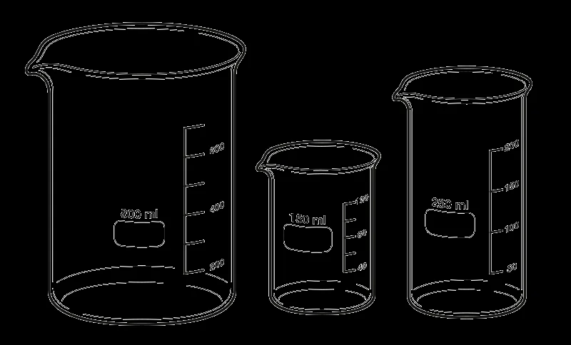 Vasos de precipitados de 150 ml, 250 ml y 800 ml | Imagenes Sin ...