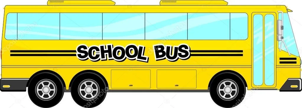 Vector de dibujos animados de autobús escolar — Vector stock ...