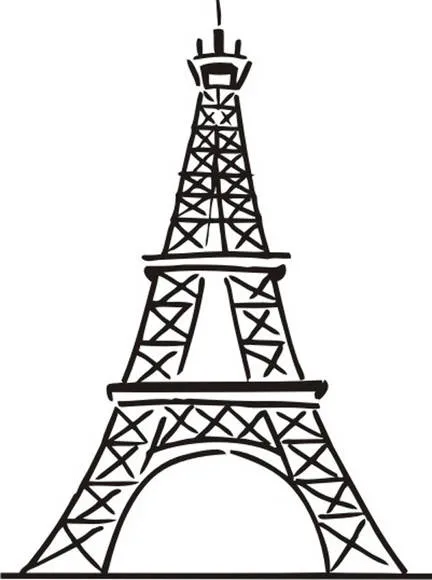 Torre Eiffel dibujada - Imagui