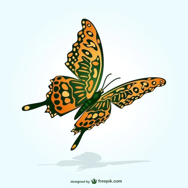 Vector de mariposa volando | Descargar Vectores gratis