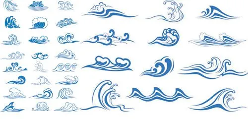 Vector olas de mar - Imagui