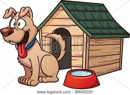 Vectores y fotos en stock de Casa de perro de dibujos animados ...