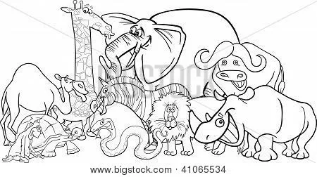 Vectores y fotos en stock de Dibujos animados de animales de ...