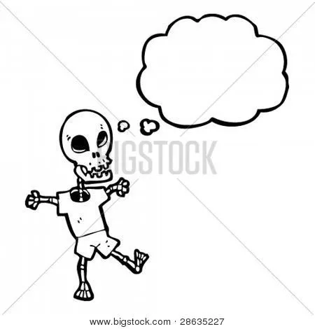 Vectores y fotos en stock de dibujos animados de esqueleto ...