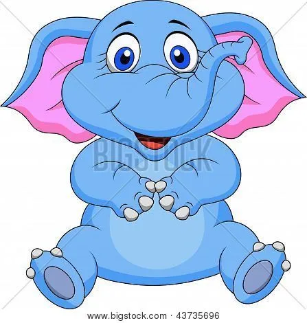 Vectores y fotos en stock de Dibujos animados de lindo elefante ...