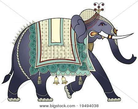 Vectores y fotos en stock de Elefante indio decoradas | Bigstock