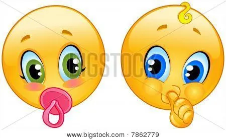 Vectores y fotos en stock de Emoticonos de bebé | Bigstock