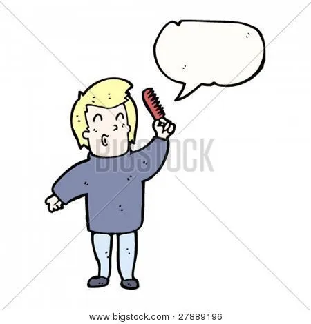 Vectores y fotos en stock de hombre de dibujos animados, peinar el ... Vectores y fotos en stock de hombre de dibujos animados, peinar el ...
