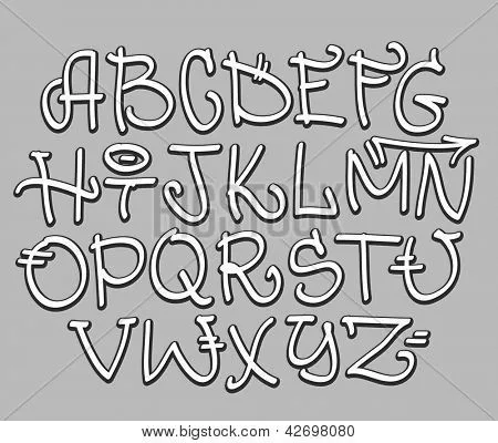 Descargar abecedario grafitiado gratis - Imagui