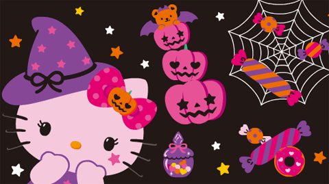 Vectores de Halloween de Hello Kitty - Imagui