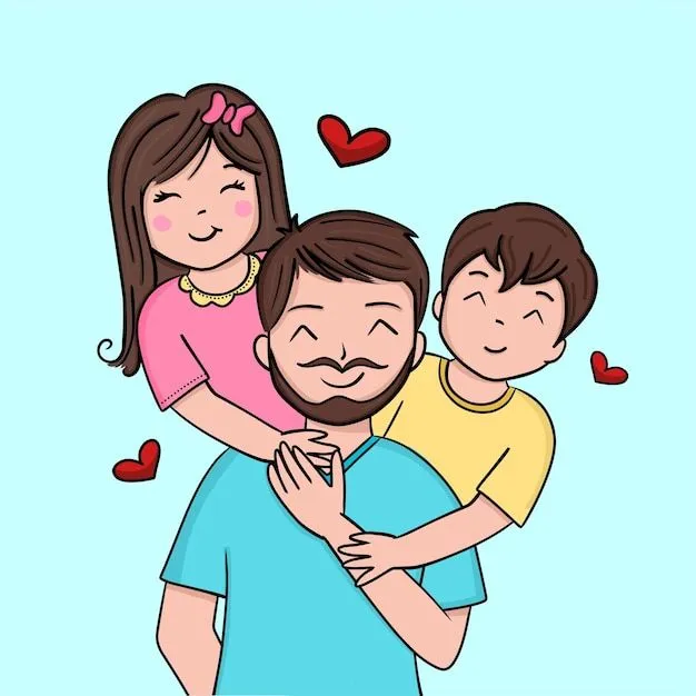 Vectores e ilustraciones de Abrazo familia para descargar gratis | Freepik