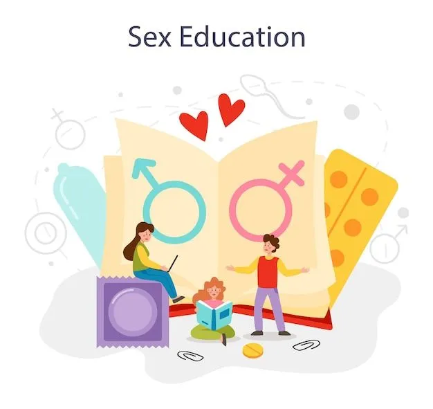 Vectores e ilustraciones de Educacion sexual para descargar gratis | Freepik