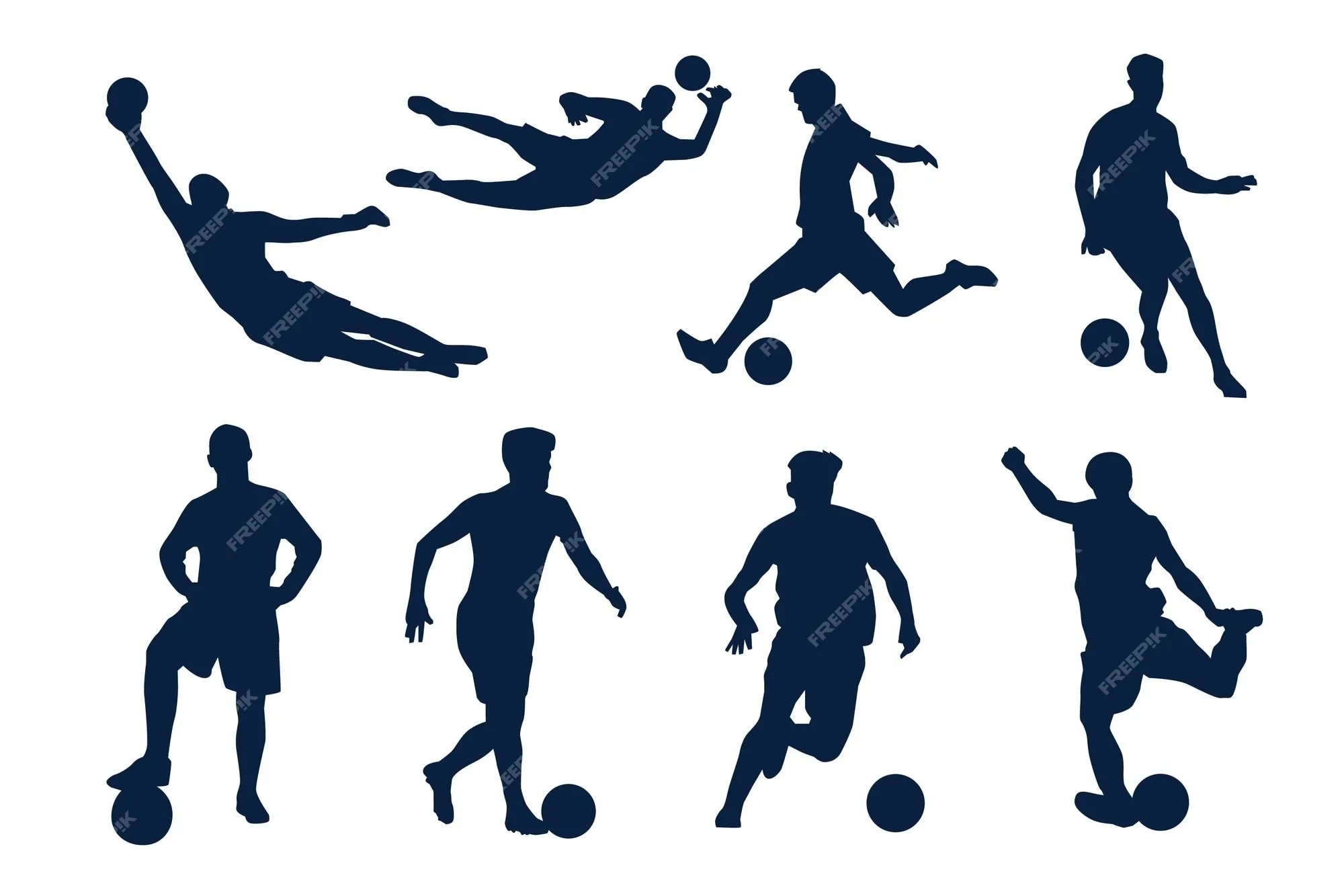 Vectores e ilustraciones de Jugadores futbol para descargar gratis | Freepik