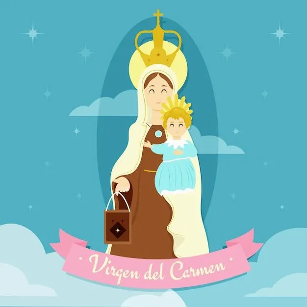 Vectores e ilustraciones de Virgen maria dibujo para descargar gratis |  Freepik