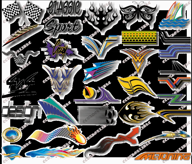 3500 Vectores Car Para Decorar Vehiculos Motos Tuning 1dvd! - U$S ... 3500 Vectores Car Para Decorar Vehiculos Motos Tuning 1dvd! - U$S ...