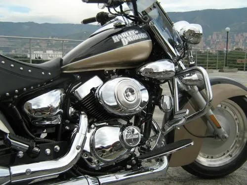 Vendo moto tipo harley personalizada unica, americana . custom ...