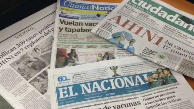 Venezuela: Paran las rotativas por la falta de papel periódico ... Venezuela: Paran las rotativas por la falta de papel periódico ...