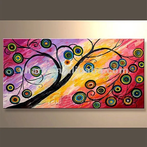 Pinturas arboles abstractos - Imagui