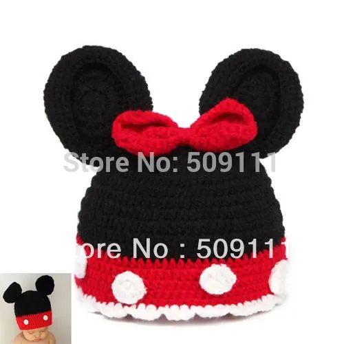 Mickey Mouse gorro tejido - Imagui
