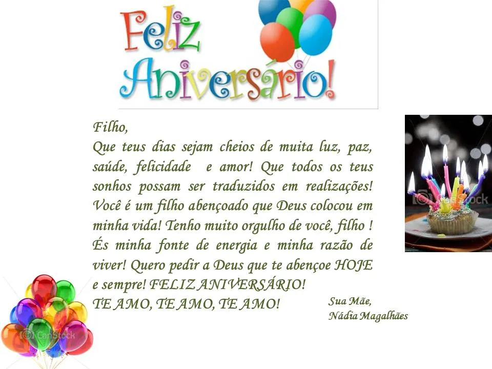 Verdades do Coração: Feliz aniversário, meu filho! Verdades do Coração: Feliz aniversário, meu filho!