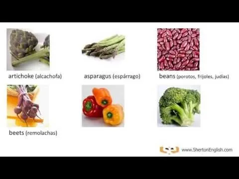 Las Verduras - Vocabulario en Inglés - Vegetables | Sherton English