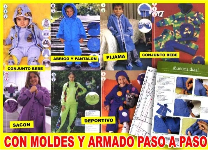 Hace Ropa Para Niños!! 25 Modelos Con Moldes Y Paso A Paso - 5924603 ...