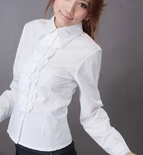 Blusas blancas elegantes - Imagui