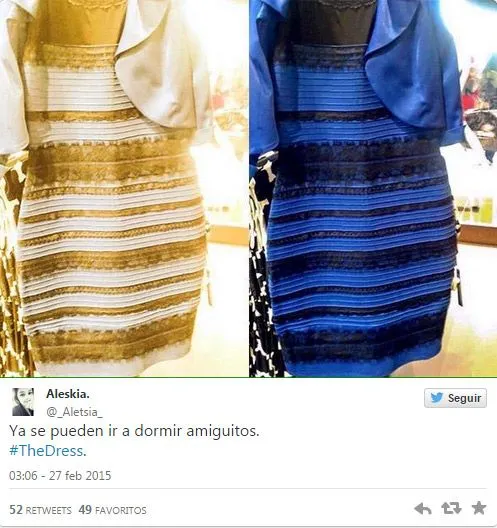 El vestido es azul o negro?: El debate que encendió las redes ...