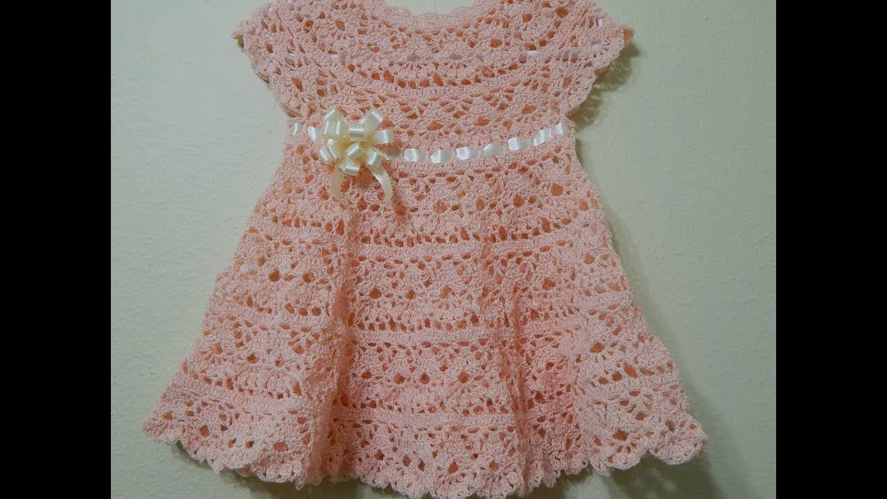 Vestido para Bebe y cualquier talla parte 1 de 2 - YouTube