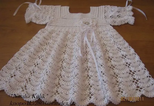 Vestido De Crochet Recién Nacido - Compra lotes baratos de Vestido ...