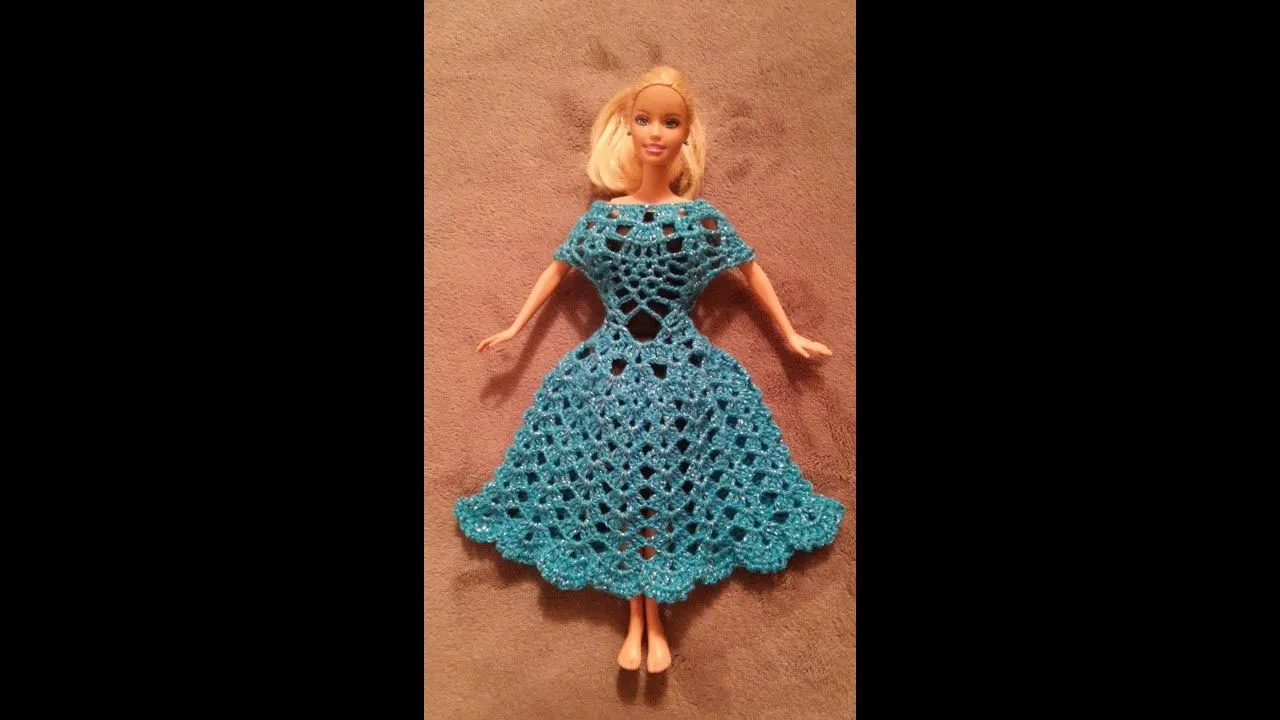 Vestido Para Muñeca Barbie - YouTube