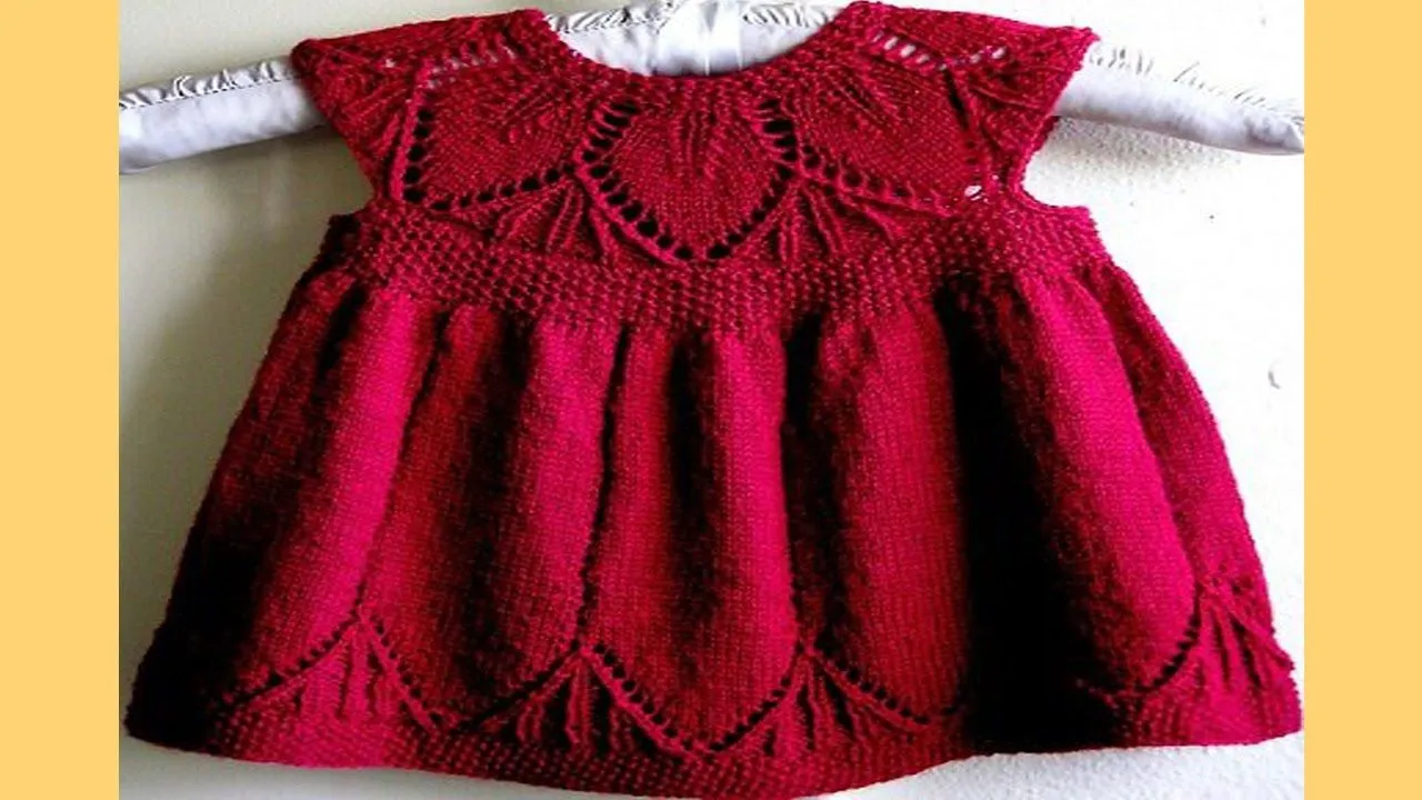 Vestido Para Niña Tejidos a Crochet - YouTube