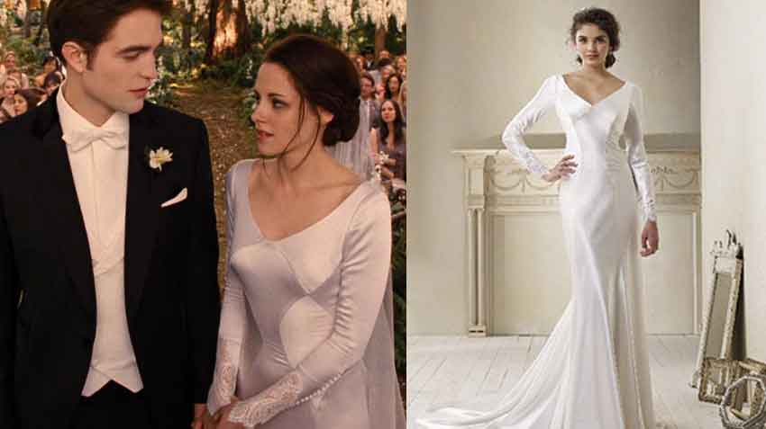 El vestido de novia de Bella Swan en "Amanecer" puede ser tuyo | VOS