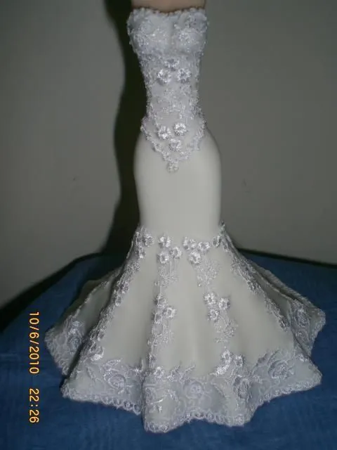 Vestido de novia de fofucha, | Ideas para Fofuchas | Pinterest