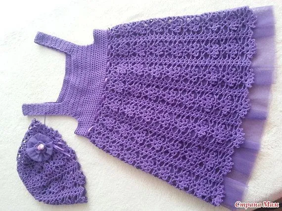 vestido on Pinterest | Tejidos, Vestidos and Crochet Baby Dresses
