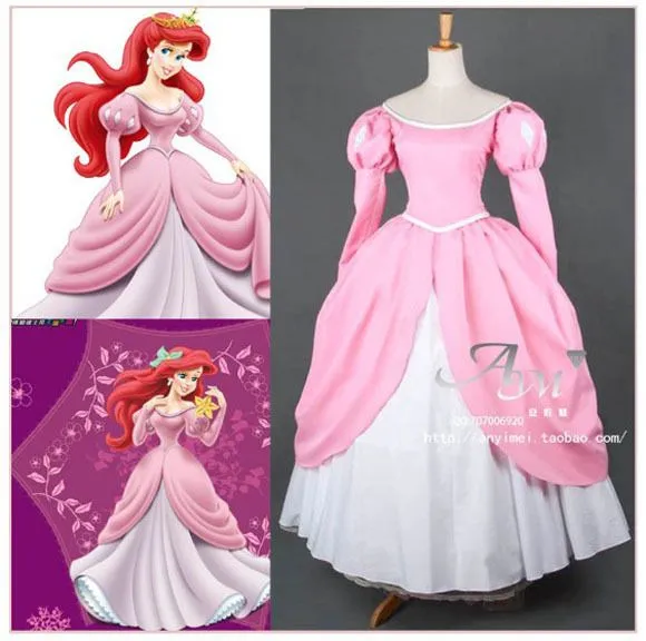 Vestido De Princesa Ariel de alta calidad - Compra lotes baratos ...