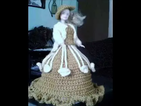vestidos para barbie a jancho - YouTube