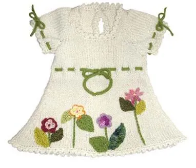 Vestidos bautizo tejidos a crochet - Imagui