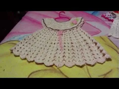 Vestidos tejidos de crochet para niñas - Imagui