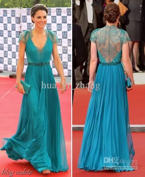 Celebrity Dresses Kate Middleton Color verde azul bienes imágenes ...